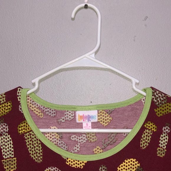 LuLaRoe Cactus Print Irma Tunic Shirt - Picture 4 of 8